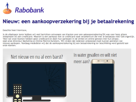 Rabobank-klanten doelwit van phishingcampagne